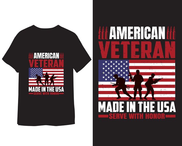 Veteranen-T-Shirt-Design