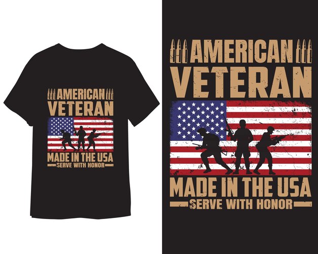 Veteranen-T-Shirt-Design