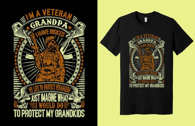 Veteranentag TShirt Design Armee TShirt Design Militärischer amerikanischer Veteran