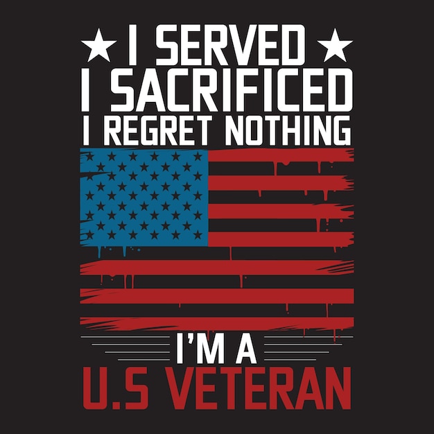 Vektor veterans day t-shirt-design