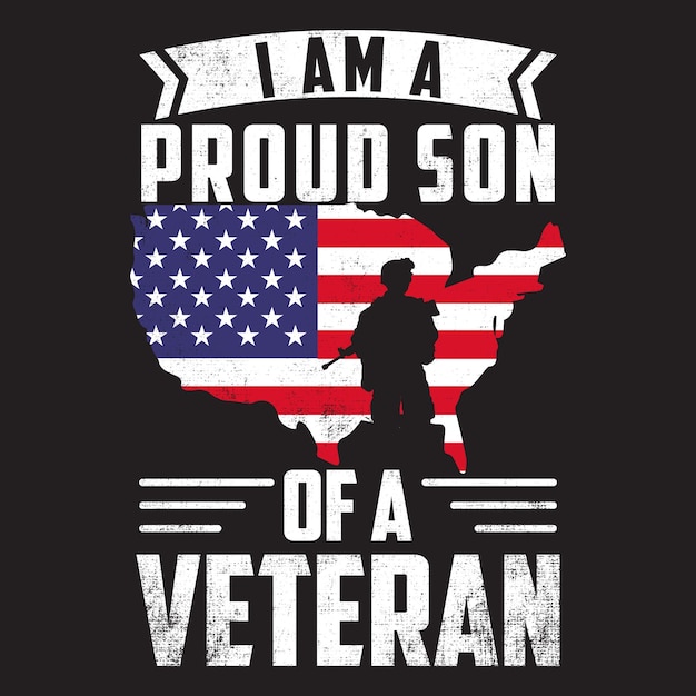 Vektor veterans day t-shirt-design