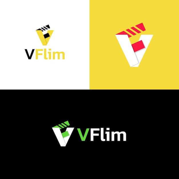 Vflim-logo-design - flim-logo - v-logo