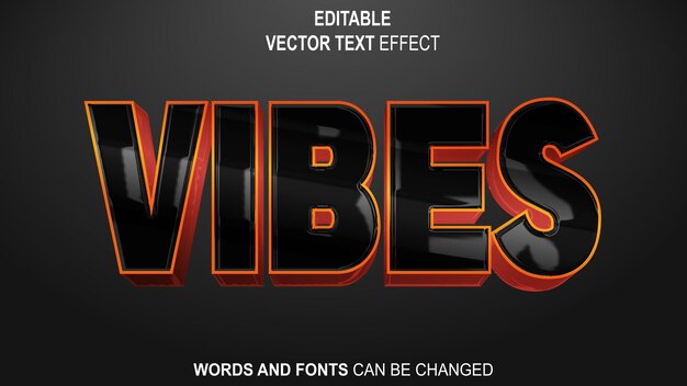VIBES-Text-Effekt