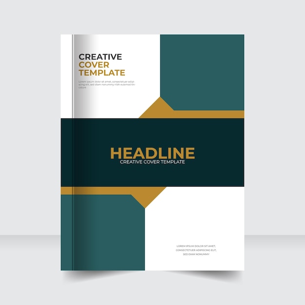 Vibrant and Professional Annual Report Cover Design Template Editable Colorful Business Book Cover