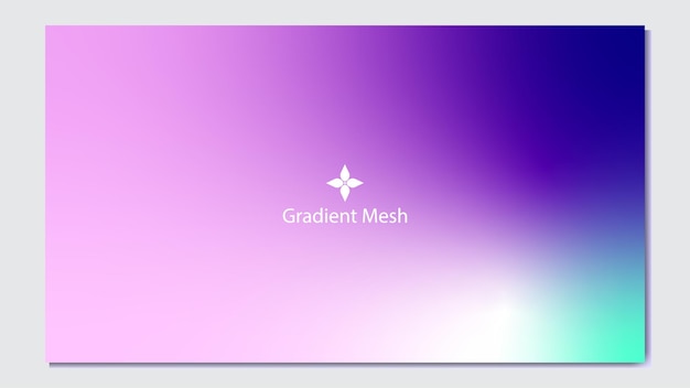 Vibrant Gradient Mesh Abstract Hintergrund
