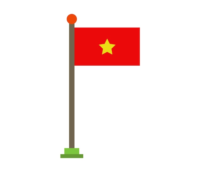 Vietnamesische flagge