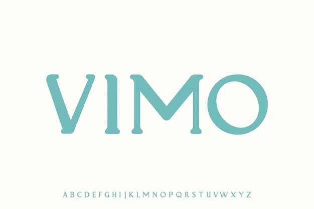 VIMO FUN DISPLAY SERIF FONT