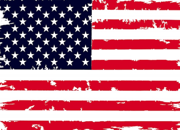 Vintage amerikanische flagge