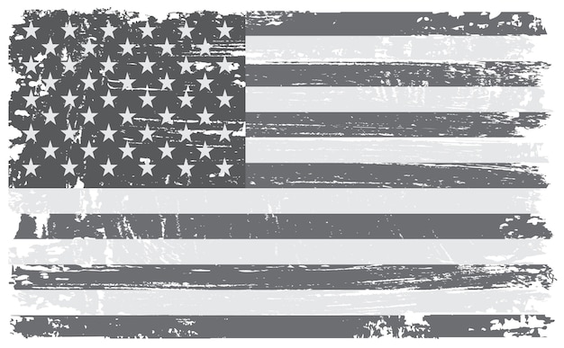 Vintage amerikanische flagge