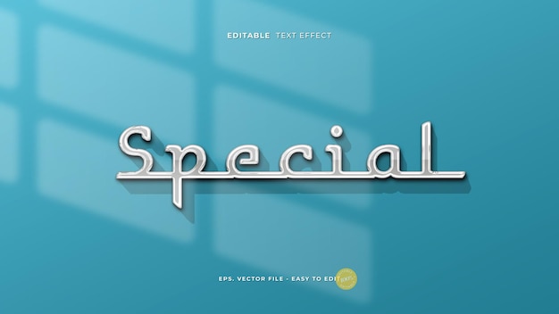 Vintage-Auto-Text-Effekt bearbeitbarer spezieller Skript-Textstil