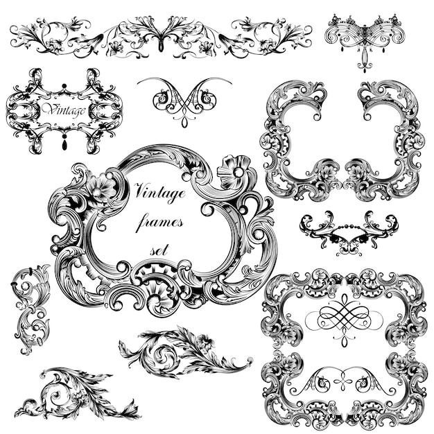 Vintage frames Sammlung