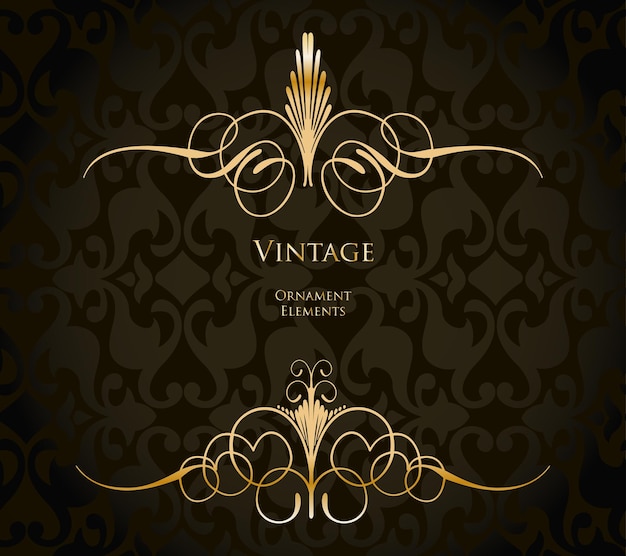 Vintage-Gold-Ornamentrahmen