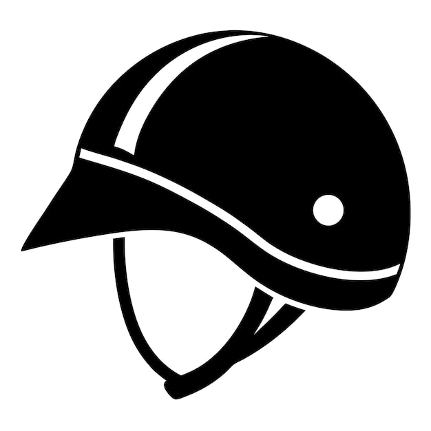 Vintage Helm Silhouette Illustrationsvektor