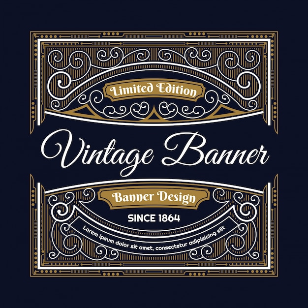 Vintage hintergrund design