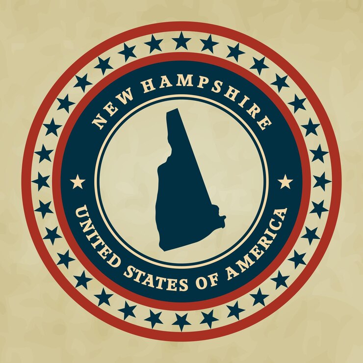 Vintage-Label New Hampshire