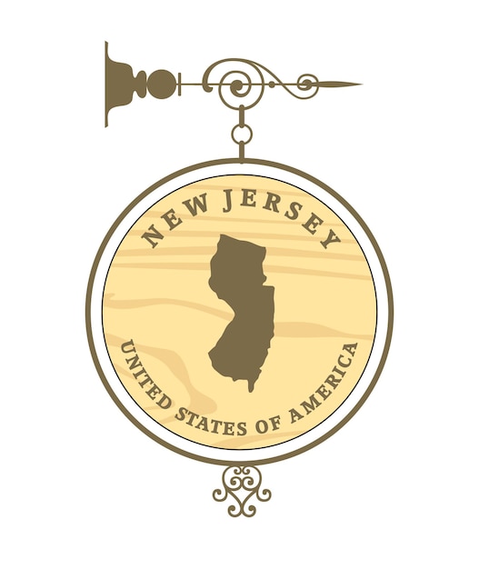 Vintage-Label New Jersey