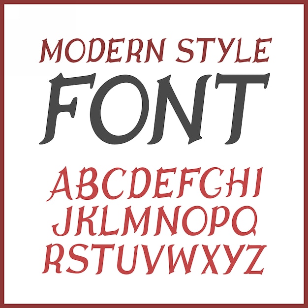 Vintage Label Schriftart