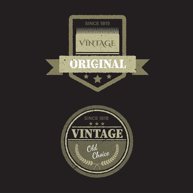 Vintage-label