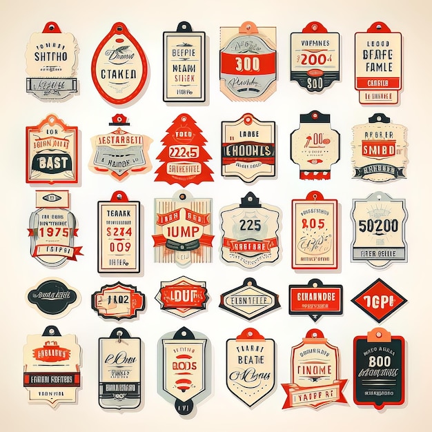 Vektor vintage labels