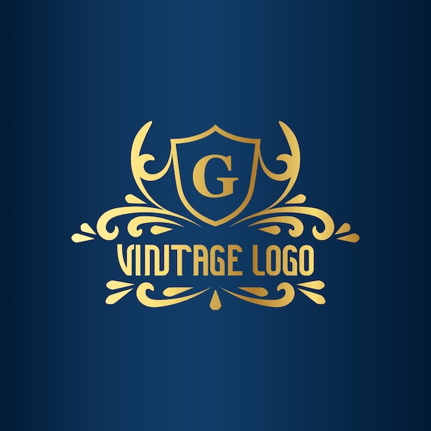 Vintage-logo-design für ein vintage-unternehmen