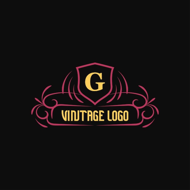 Vintage-Logo-Vorlage