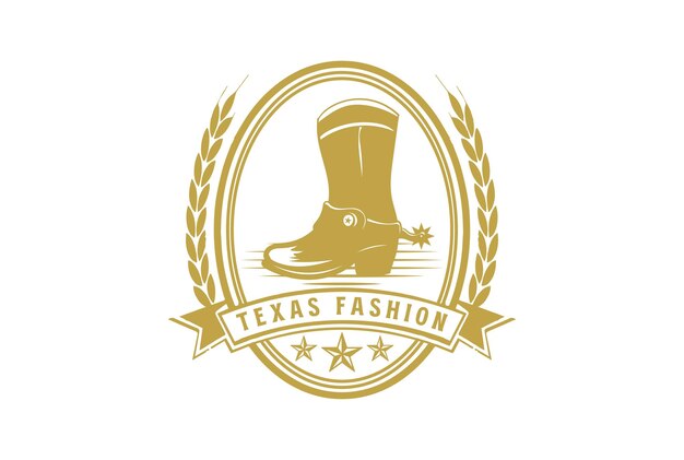 Vintage retro cowboy texas boots schuhe für herren masculine fashion logo