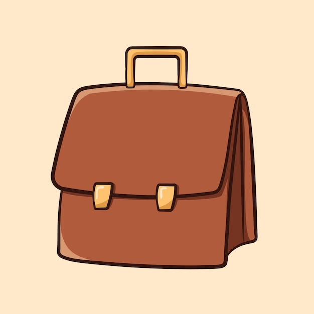 Vintage-Satteltasche aus Leder für den Büromann