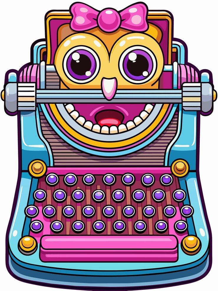 Vektor vintage-schreibmaschine vektorgrafiken illustration eps quelldateiformat verlustfreie skalierung ikonendesign