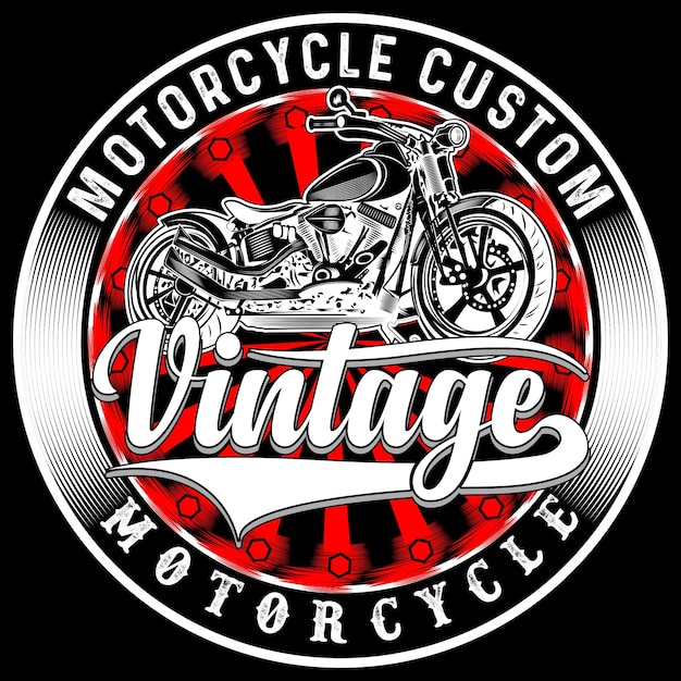 Vintage t-shirt motorrad