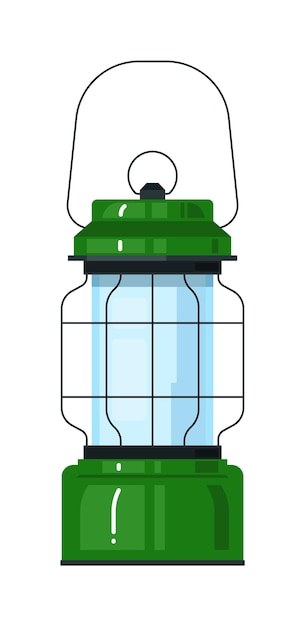 Vintage tragbare laternenlampenausrüstung
