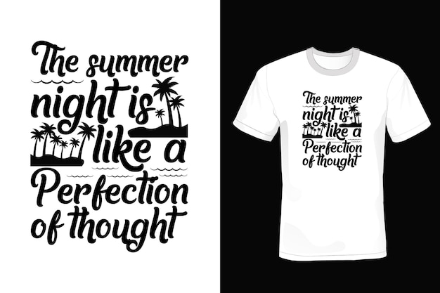 Vintage typografie des sommer-t-shirt-designs