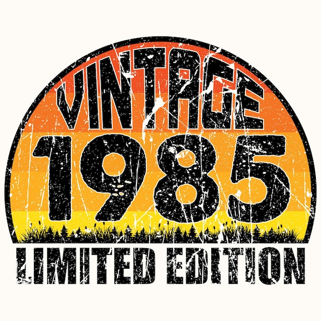 Vintage und retro-t-shirt-design