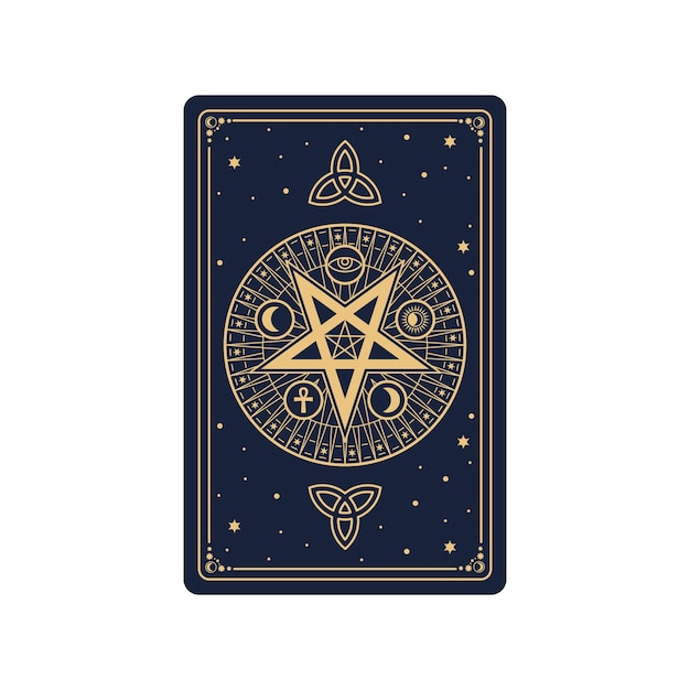 Vintage Vintage-Stil Tarot-Karten Deck magische Vorhersagen der Zukunft mysteriöse Charaktere