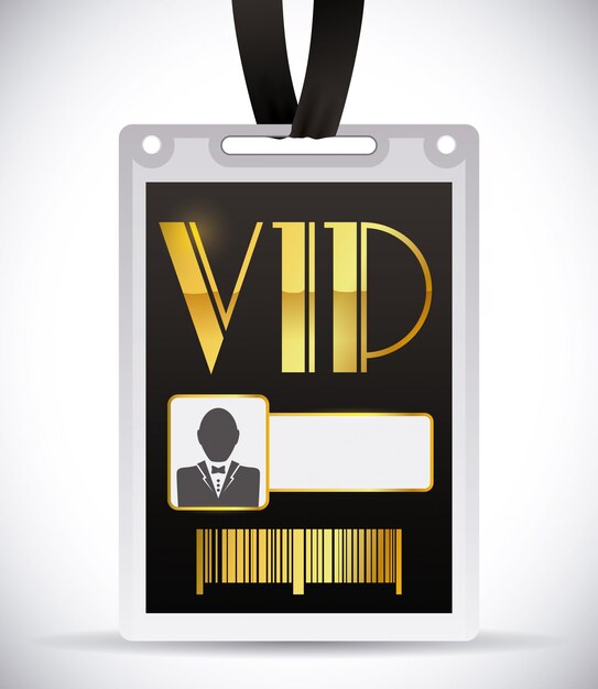 Vip-kartendesign.