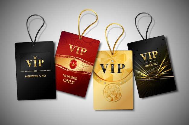 Vip-tags design-set