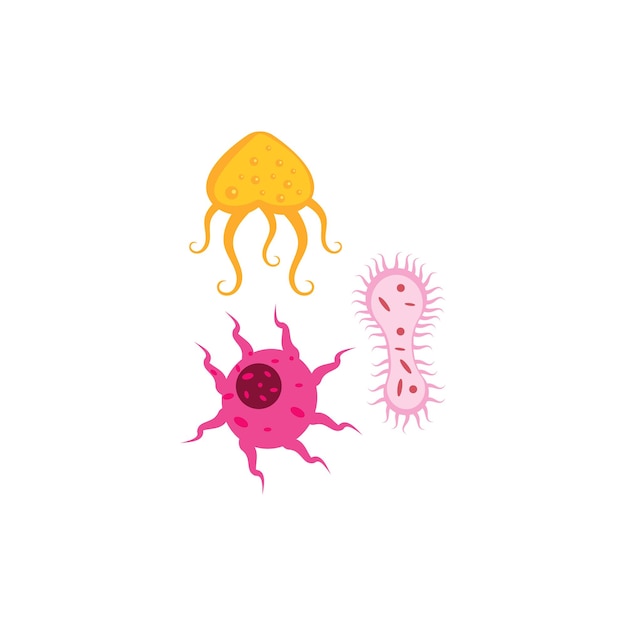 Vektor virus-vektor-illustration-icon-template-design