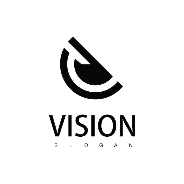 Vision-logo-design-vorlage mit augensymbol