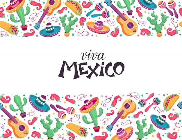 Viva mexiko-plakat