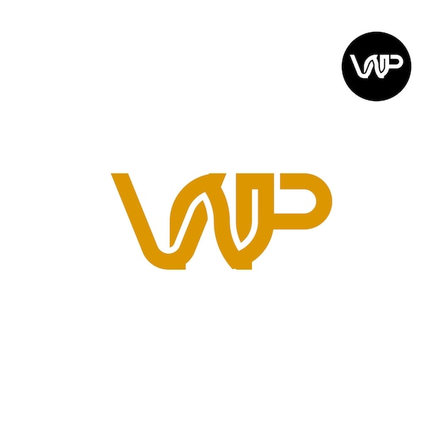 VNP Buchstaben-Monogramm-Logo-Design