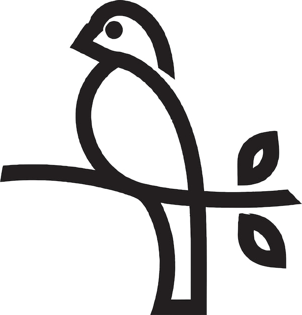 Vektor vogel im flug-symbol