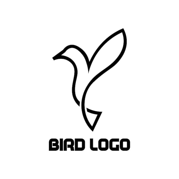 Vektor vogel-logo-illustration-vektor-design