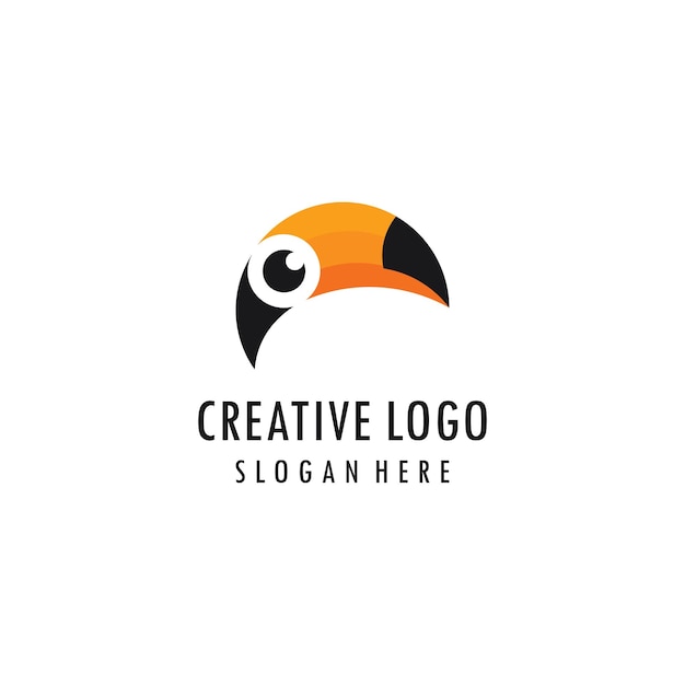 Vogel-tukan-logo-design-vorlage vektorgrafiken