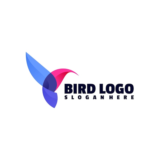 Vogelfarbenlogoschablone