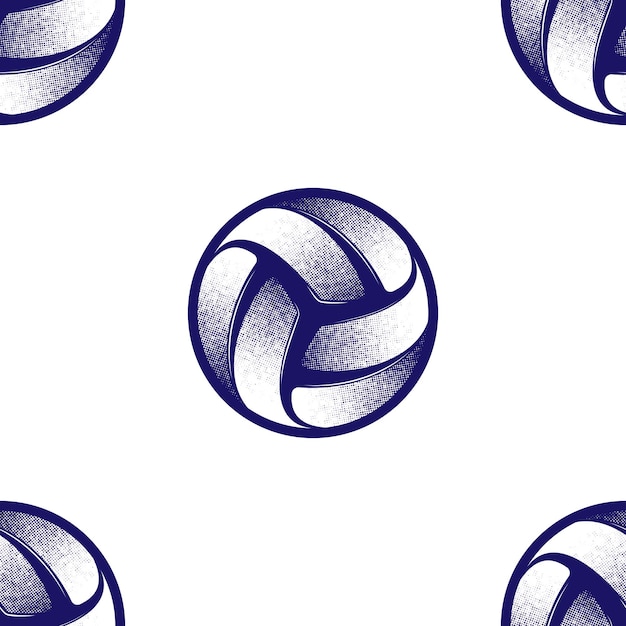 Volleyball-halbtonsymbol