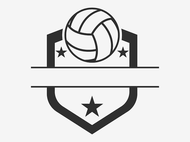 Volleyball Logo Design Volleyball Schriftdesign Volleyball Passion Monogram Kunst Volleyball