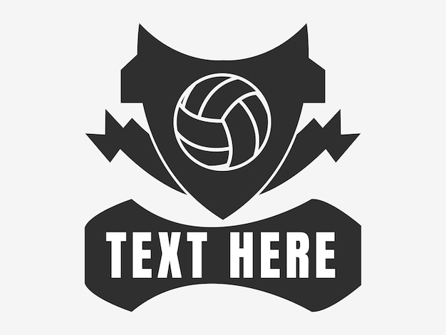 Volleyball Logo Design Volleyball Schriftdesign Volleyball Passion Monogram Kunst Volleyball