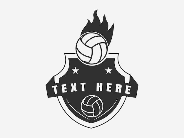 Volleyball Logo Design Volleyball Schriftdesign Volleyball Passion Monogram Kunst Volleyball