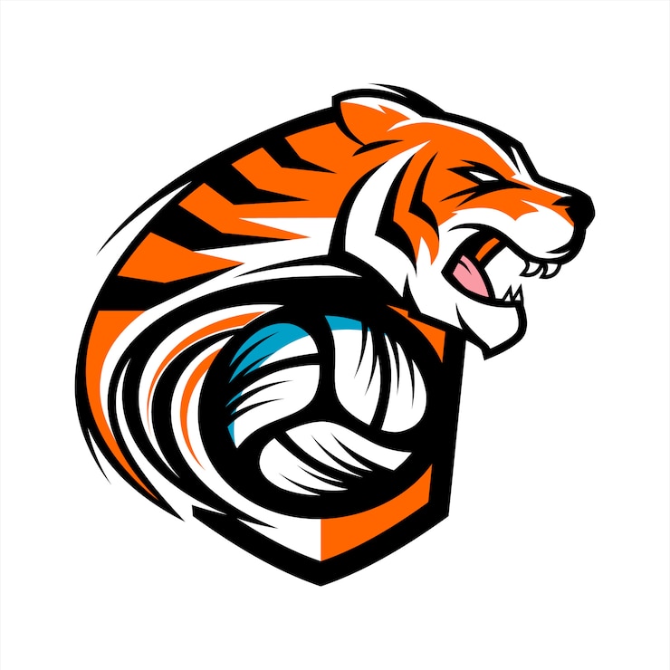 Volleyball-Tiger-Team-Logo