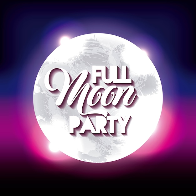 Vollmond party sommer