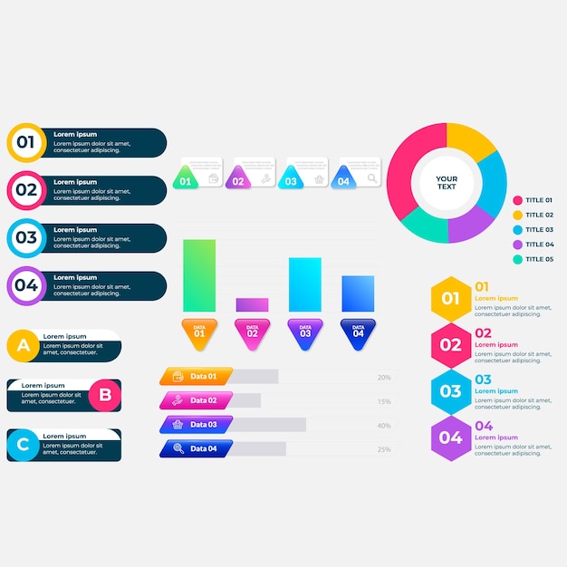 Vollständige Infographik-Sammlung